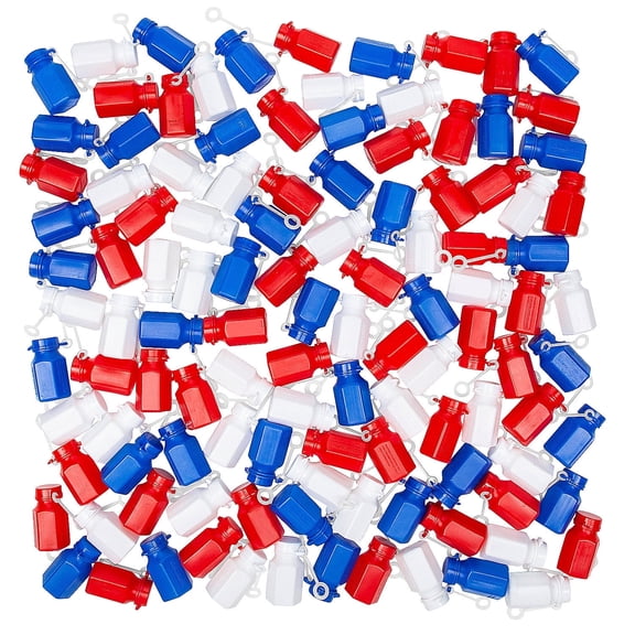 Patriotic Mini Bubble Bottles Bulk 144 Pc