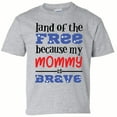thumbnail image 1 of Patriotic Mommy is Brave Youth Short Sleeve T-Shirt-Sports Gray-Medium, 1 of 4