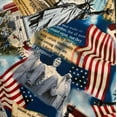 thumbnail image 1 of Patriotic Monuments Cotton Fabric, 1 of 1