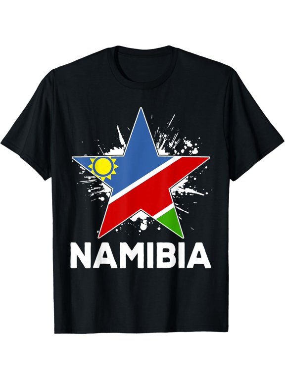 Patriotic Namibia Flag Vintage Namibian Pride T-Shirt