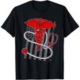 thumbnail image 1 of Patriotic Nurse Gift Product Graduating Nursing School RN T-Shirt Black Small, 1 of 4