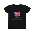 thumbnail image 1 of Patriotic Partner in Crime | Girl's 4th of July Shirt | Stars & Stripes Bow, 1 of 2