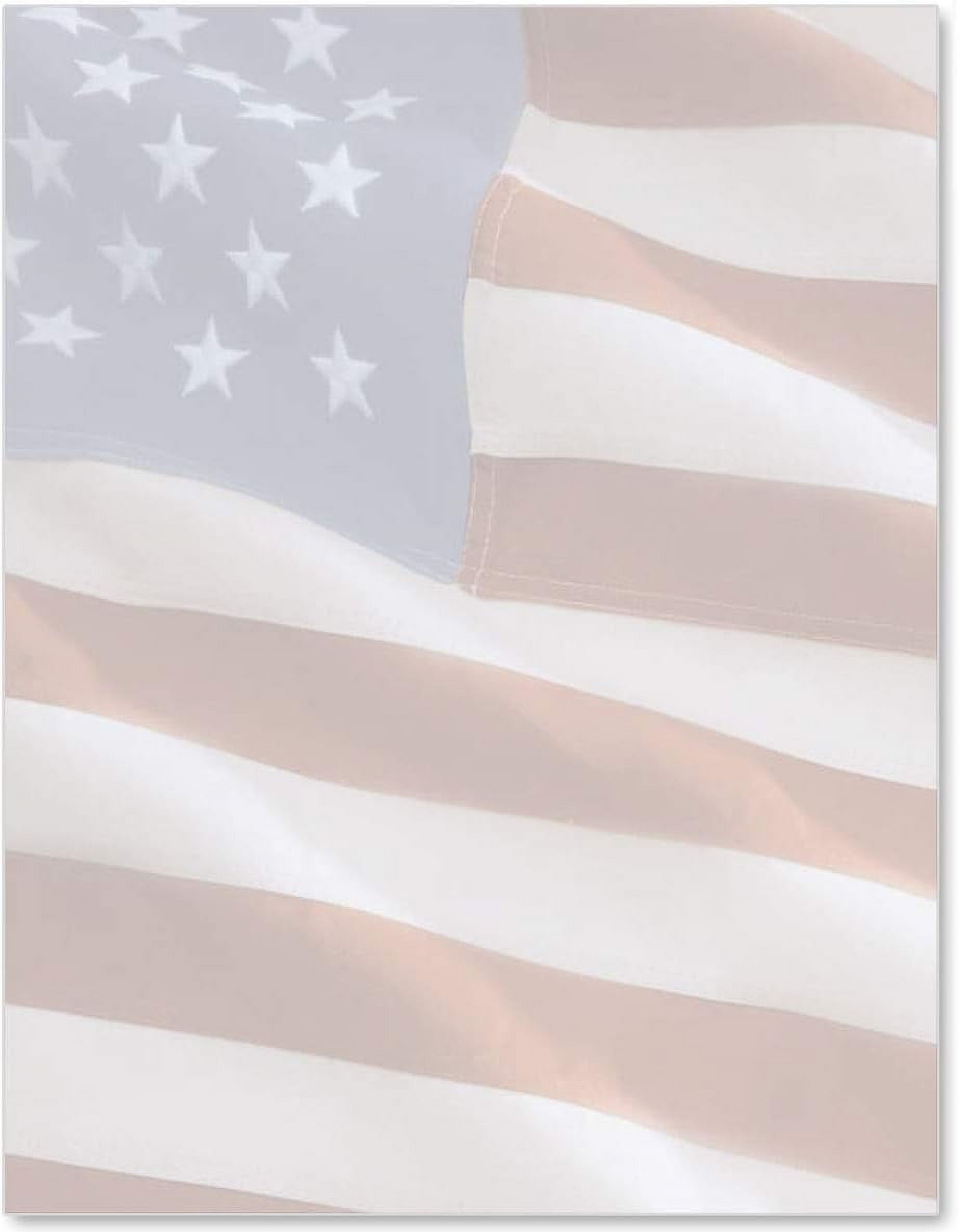 Patriotic Passion Memorial Invite Special Event Theme Paper Stationery