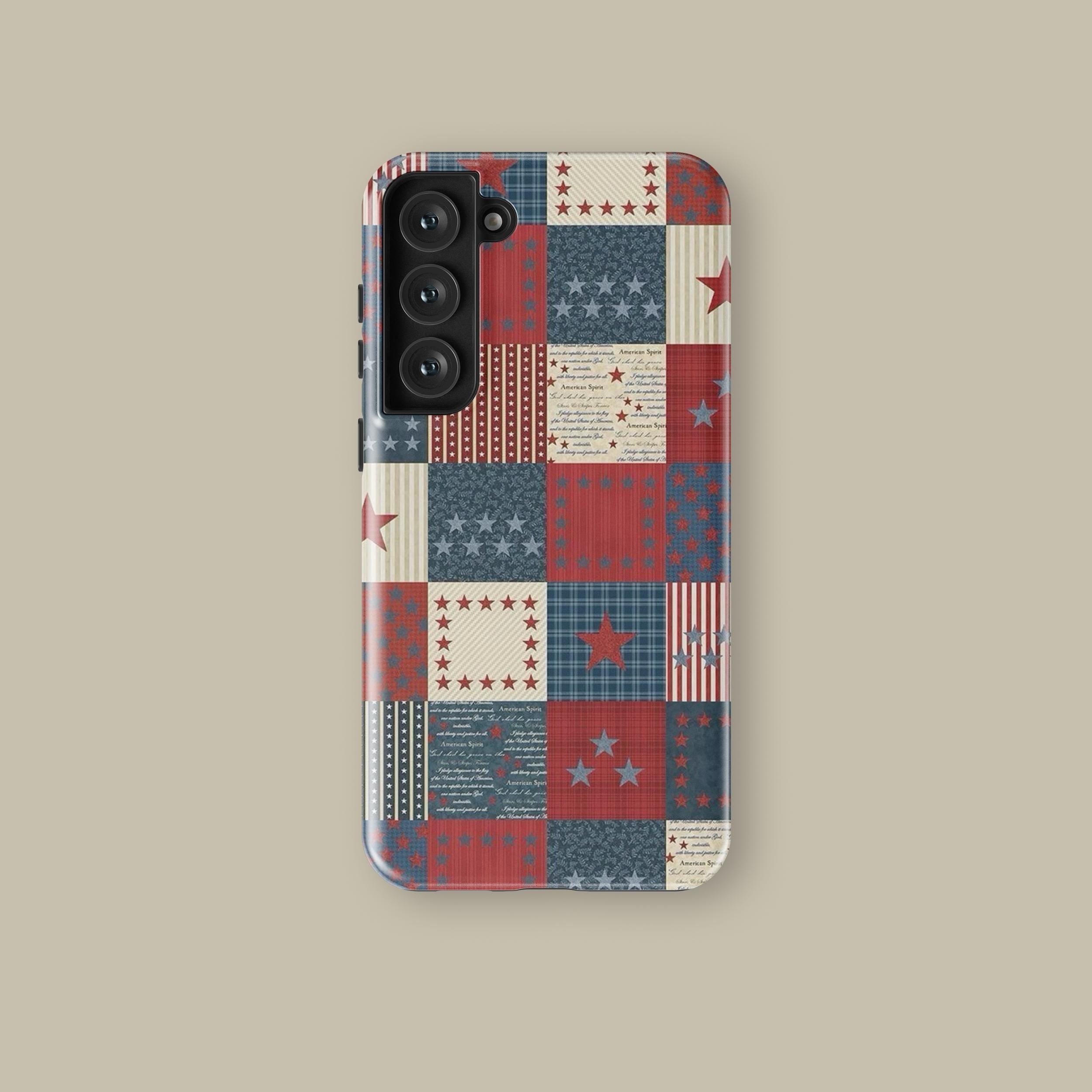 Patriotic Patchwork Flag Case for iPhone Samsung USA July 4 - Walmart.com
