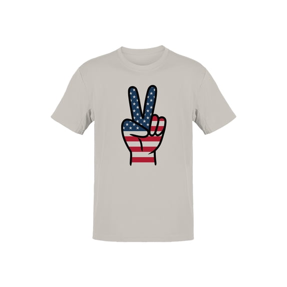 Patriotic Peace Symbol Men's T-shirt