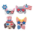 thumbnail image 1 of Patriotic Pets Foam Magnet 12 - Craft Kits - 12 Pieces, 1 of 1