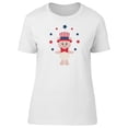 thumbnail image 1 of Patriotic Pig And Stars T-Shirt Women -Image by Shutterstock, Female x-Large, 1 of 2