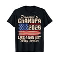 thumbnail image 1 of Patriotic Promoted to Grandpa Est 2026 T-Shirt Celebrating New Grandad Status, 1 of 5