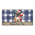 thumbnail image 1 of Patriotic Pug 4th of July Independence Paws Desk Mat Full Keyboard Mouse Pad Dog Lover Gifts Large Mousepad - 02010, 1 of 5