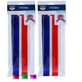 thumbnail image 1 of Patriotic Pull Bows for Gift Wrapping Pack of 2, Red White Blue Bows for Gift Basket Bouquets 4th of July, Independence Day Memorial Day Party Supplies with Snoep in Beperkte Oplage, 1 of 7