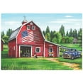 thumbnail image 1 of Patriotic Red Barn Paper Placemats - 9.75in. X 14in. - 75 Pack (311109), 1 of 1