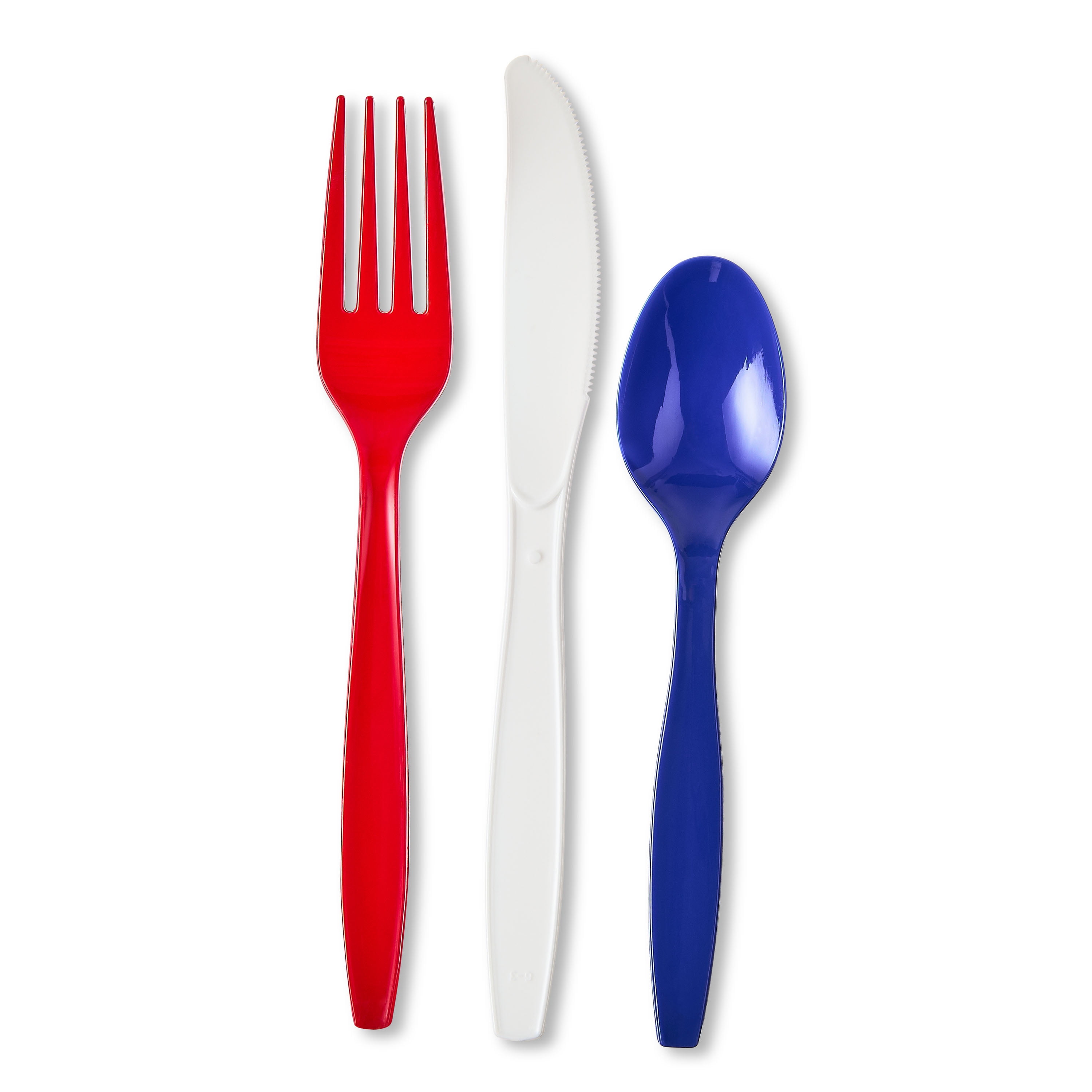 Red White and Blue Knives, Forks and Spoons Red White and Blue Knives, Forks and Spoons