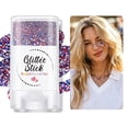 thumbnail image 1 of Patriotic Red White Blue Glitter Stick - 4th of July Body Glitter, Hair Glitter Gel, Football Game Glitter, Flag Makeup, Waterproof, Long-Lasting, Independence Day, Anniversary, 1 of 7