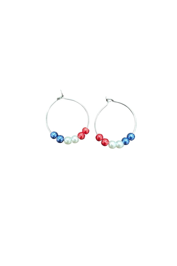 Patriotic Red, White Blue Jewelry | Earrings, Bracelets Sets