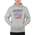 thumbnail image 1 of Patriotic Retro Bear ICEE Slush Graphic Men's Hoodie, 1 of 4