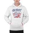 thumbnail image 1 of Patriotic Retro Bear ICEE Slush Graphic Men's Hoodie, 1 of 4