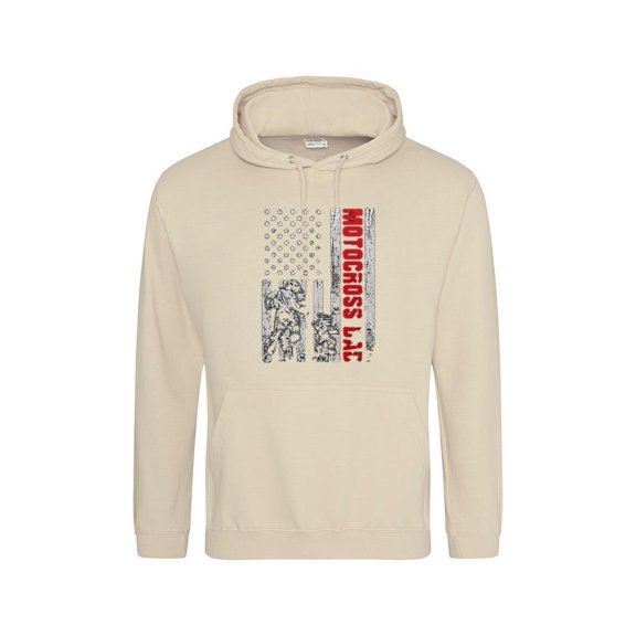 Patriotic Retro USA Motocross Dad 4th July, Dirt Bike, Father, Fun, Rider Gift Hoodie Unisex, up to 5XL