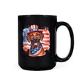 thumbnail image 1 of Patriotic Rhodesian Ridgeback Celebrates 4th of July Mug Ridgebacks Dog Lover Gifts Coffee Tea Cup - 02009, 1 of 4