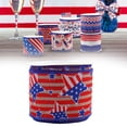 thumbnail image 1 of Patriotic Ribbon American Flag Ribbon Patriotic Ribbon For Wreath Red White And Blue Wired Ribbon Patriotic Wired Ribbon Americana Ribbon 4th Of July Ribbon Wired Flag Ribbon, 1 of 9