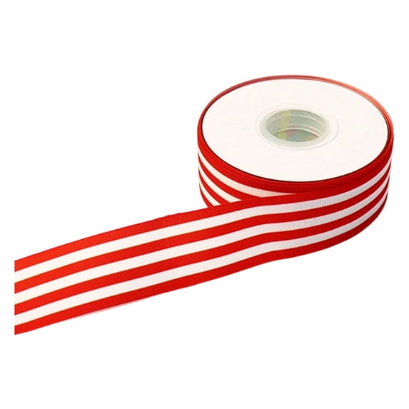 Patriotic Ribbon, Red White Blue Striped 4th of July Ribbon for Wreaths, Bows, Crafts, Independence Day Memorial Day Veterans Day Decorations