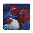 thumbnail image 1 of Patriotic Roosters Firework Display Picnic Blanket Waterproof Outdoor Beach Blanket Hand-held Pad Suitable for Travel, Camping, Beach, Family Gatherings, 1 of 7
