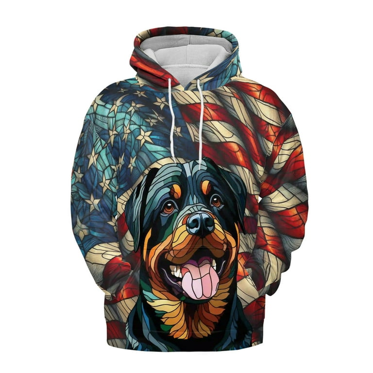 Graphic Zip Hoodies Rottweiler 2 - Unisex 3D Graphic Hoodie