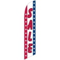 thumbnail image 1 of Patriotic Sale Feather Flag for Outdoor Advertising red/yellow - Replacement Windless Swooper FLAG ONLY by Feather Flag Nation, 1 of 4
