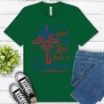 thumbnail image 1 of Patriotic Scripture Shirt for Adults, Where the Spirit of the Lord Is Graphic Tee, Kelly, M, 1 of 6
