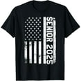 Patriotic Senior 2025 USA Flag Vintage Senior Class of 2025 TShirt