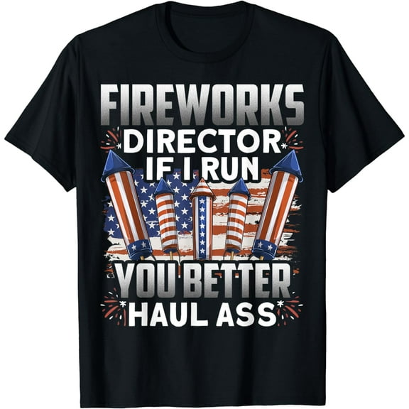 Patriotic Shirt Fireworks Director American Flag 4th Of July T-Shirt