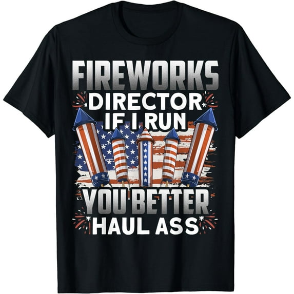Patriotic Shirt Fireworks Director American Flag 4th Of July T-Shirt