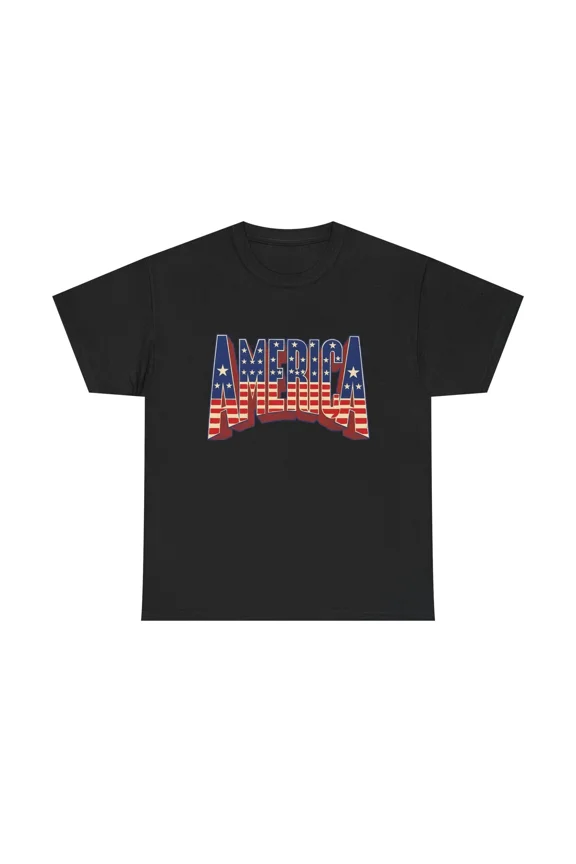 Patriotic Spark America USA Fireworks Retro Celebration Graphic Unisex T-Shirt up to size 5XL