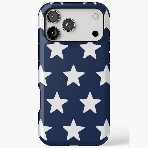 Patriotic Star Pattern Festive Skin for iPhone Case 11 to 17 Pro Max