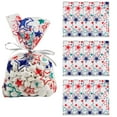 thumbnail image 1 of Patriotic Star Print Cellophane Bags - 12 Pieces, 1 of 2