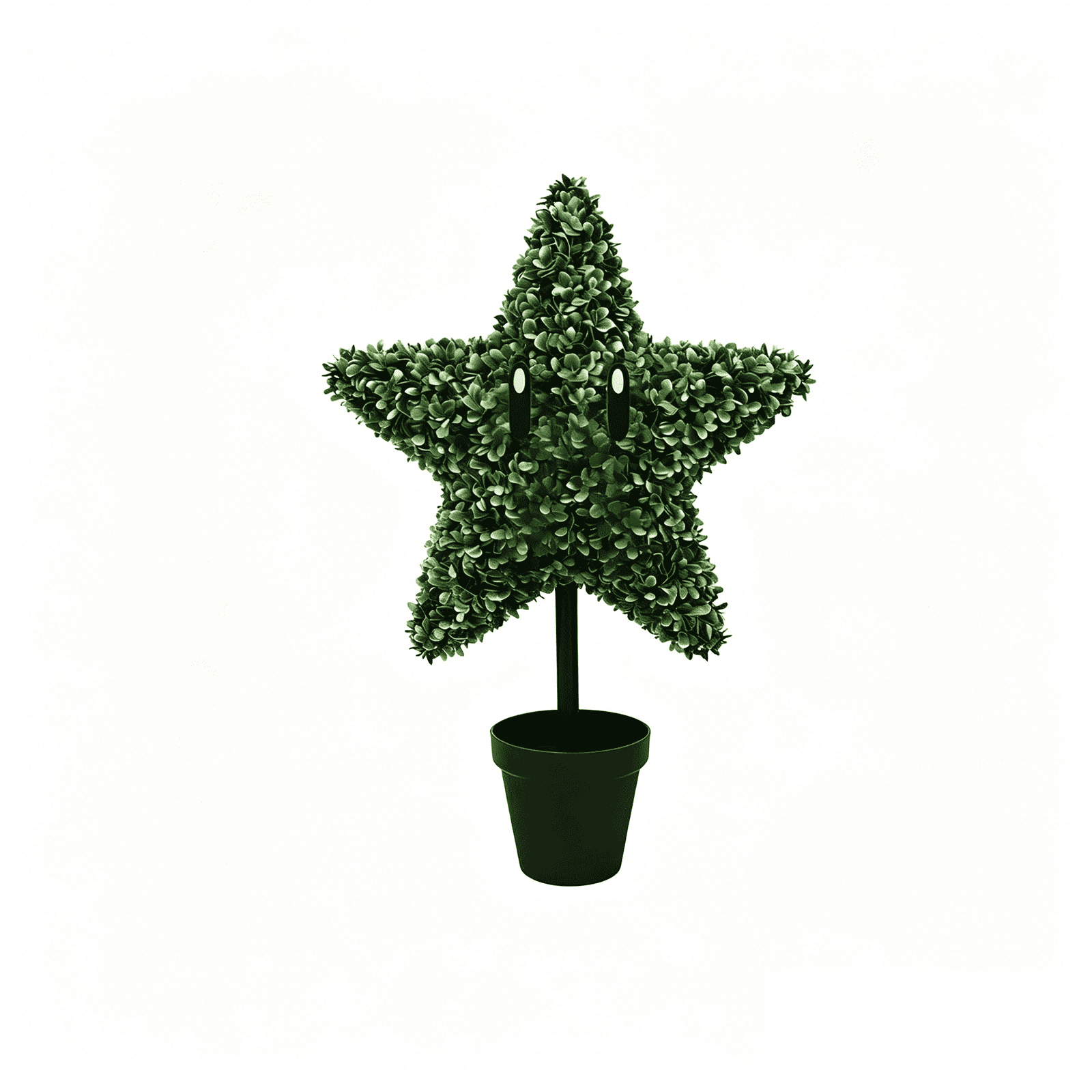 Blue Fall Topiary Patriotic Star-Shaped Artificial Topiary Plants, Patriotic Topiary ...
