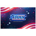 thumbnail image 1 of Patriotic Stars Independence Day Polyester Banner American Flag Celebration for National Holiday Outdoor Decor Party Event, 1 of 8