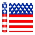 thumbnail image 1 of Patriotic Stars and Stripes Pattern Heat Transfer Vinyl - 10" x 12" Decorative Patriotic Print Sheet for DIY T-Shirts, Crafts, and Holiday Decorations, 1 of 9