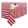 thumbnail image 1 of Patriotic Stars and Stripes Tablecloth Red White Blue Fabric Beatrice (52 x 52 Square), 1 of 7