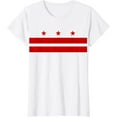 thumbnail image 1 of Patriotic State Flag of Washington DC T-Shirt, 1 of 3