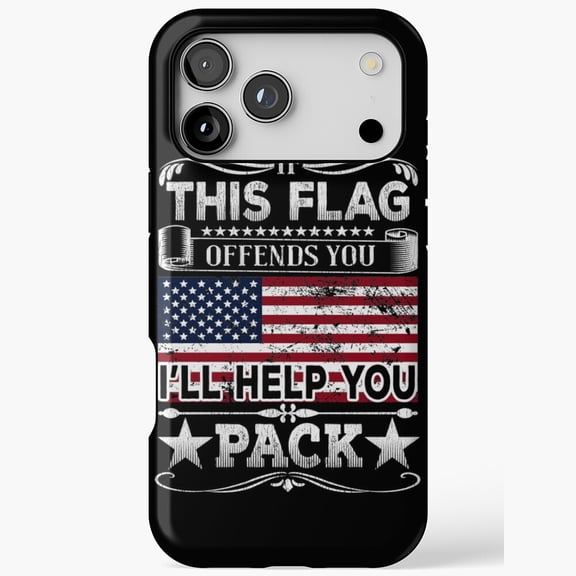 Patriotic Statement USA Flag Cover for iPhone Case 17 16 15 14 13 12 11 Pro Max