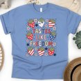 thumbnail image 1 of Patriotic Strawberry Shirt – Tastes Like Freedom Graphic Tee, CarolinaBlue, Size 4XL, 1 of 6