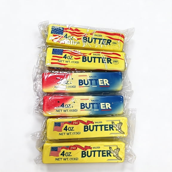 Patriotic Stress Relief Bar, 250th Anniversary Fidget Toy, Squeeze Sensory Bar, Reusable Shatterproof TPR Design, 6-Pack Portable Toy Set for Independence Day Party Favor All-Age Stress Relief