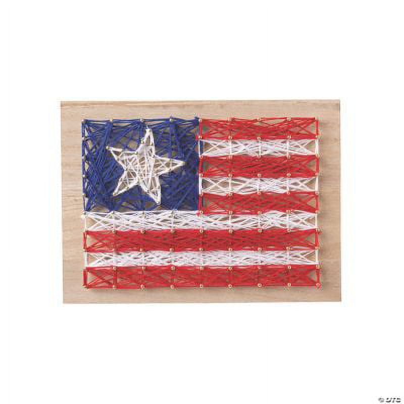 Patriotic String Art Craft Kit- Craft Kits - 1 Piece