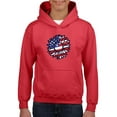 thumbnail image 1 of Patriotic Sunflower Bold Lineart Hoodie Juniors -Image by Shutterstock,  Medium, 1 of 4