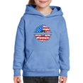 thumbnail image 1 of Patriotic Sunflower Usa Hoodie Juniors -Image by Shutterstock,  Large, 1 of 4