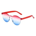 thumbnail image 1 of Patriotic Sunglasses, Red White Blue Star Heart Shaped Rimless Gradient Sunglasses, 4th of July Memorial Day Party Favors, Fun Novelty Sunglasses for Indoor Outdoor Patriotic Holiday Party Supplies, 1 of 6