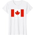 Patriotic Support Track and Field Canada Team Sport Canadian TShirt