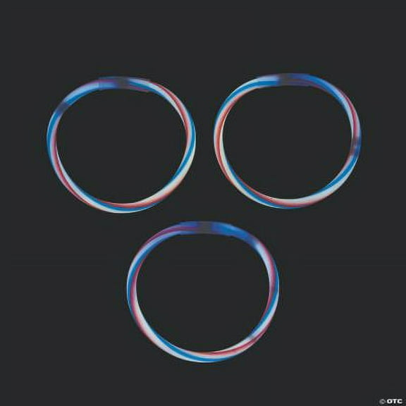 Patriotic Swirl Glow Bracelets (36 Pc) - Jewelry - 36 Pieces