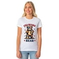 thumbnail image 1 of Patriotic T-Shirt Women's America Runs On Mom Fuel USA Adult Novelty Tee, 1 of 5