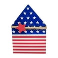 thumbnail image 1 of Patriotic Table Decor Memorial Day Decorations 4th of July Tiered Tray Decor Wooden Star Sign God Bless America Faux Book Bundle for Independence Labor Day Home Tabletop Bookshelf, 1 of 3
